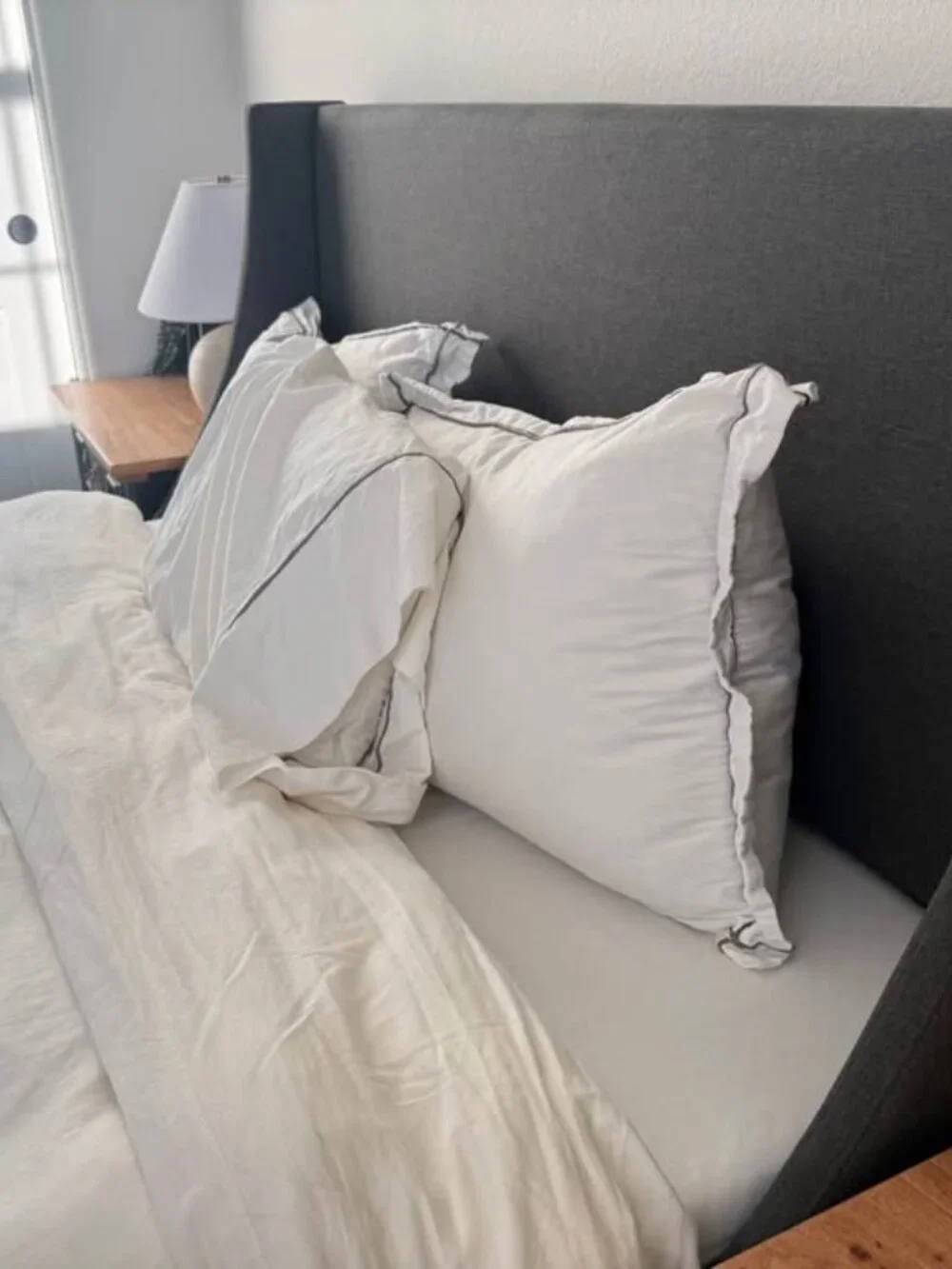 Boll & Branch White F/Q Bedding Set Bundle